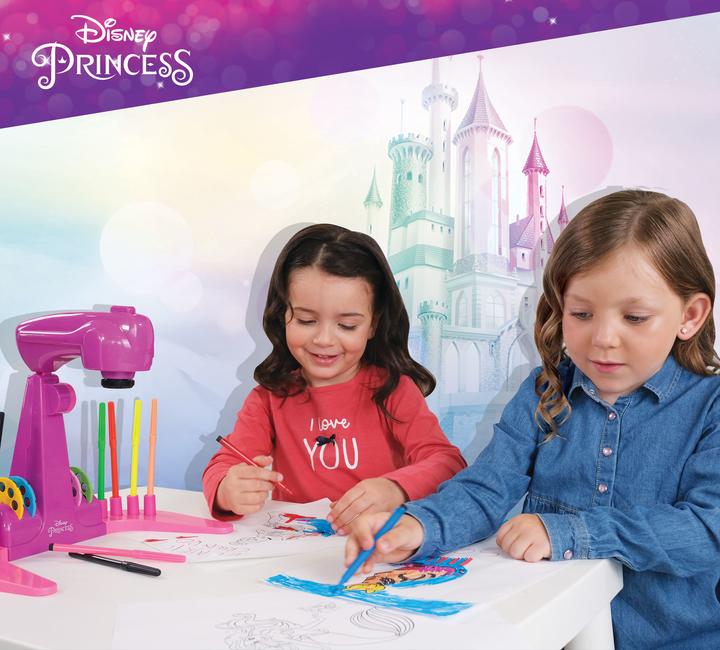 Actual product image Lisciani Princess Projector Drawing School