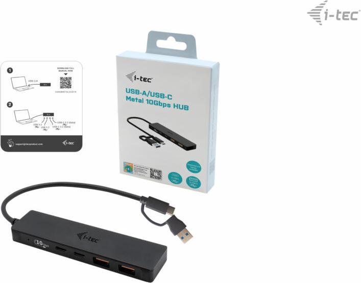 Produktbild i-tec USB-C Metal Hub (USB-C, 4 Ports)