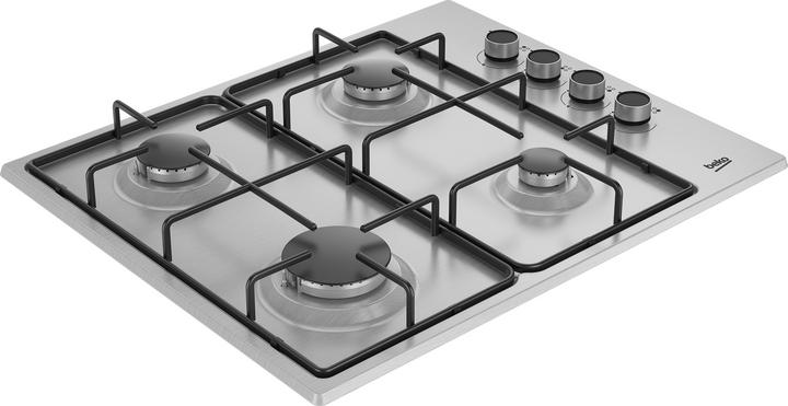 Immagine prodotto Beko HIBG64120SX Piano cottura in acciaio inossidabile a gas integrato 4 Zone