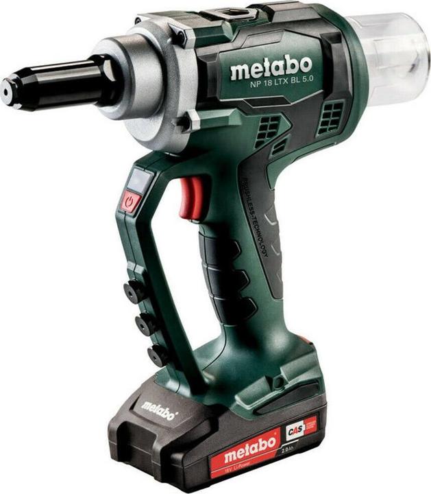 Actual product image Metabo NP 18 LTX cordless blind rivet gun