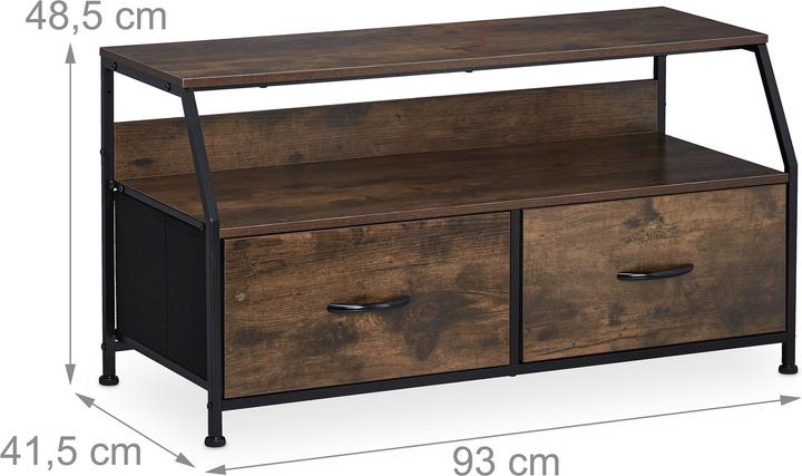 Immagine prodotto Relaxdays Scheda TV (93 x 41,5 x 48,5 cm)