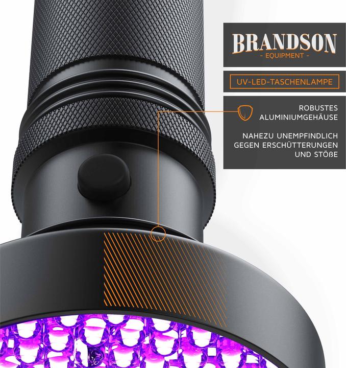 Actual product image Brandson UV LED Flashlight (19.50 cm)