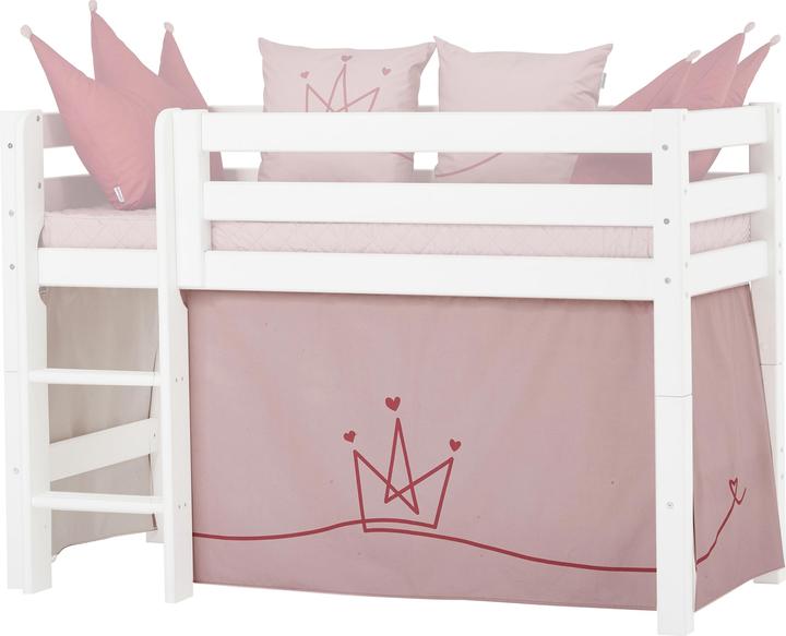 Produktbild Hoppekids PRINCESS Vorhang für Halbhohe Kinderbetten (Liegefläche 70x160 cm) in PALE MAUVE