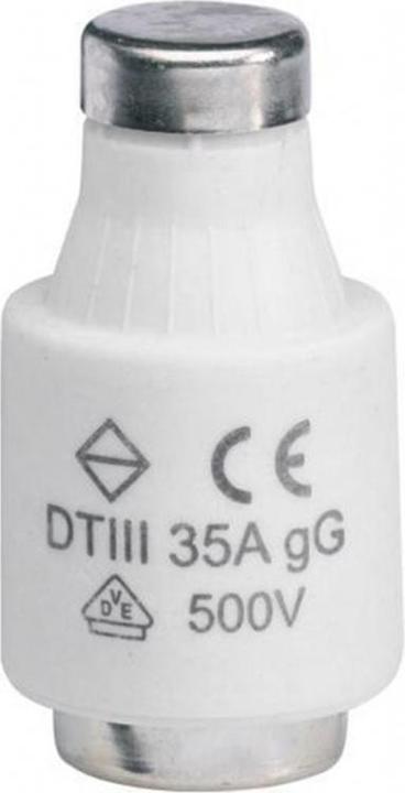 Actual product image Hager Fuse DIII E33 50A gG 500V (50 A, Lazy)