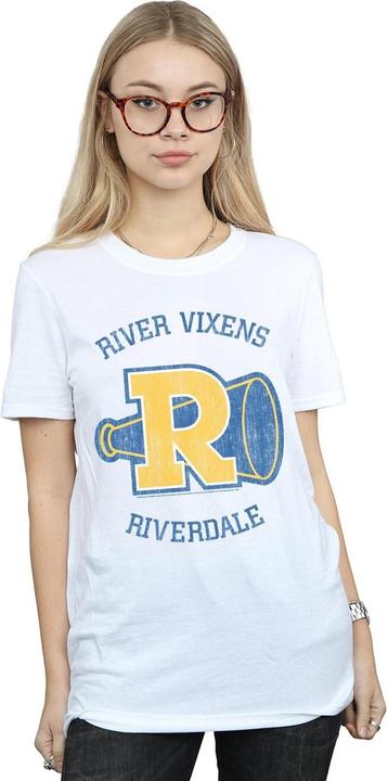 Actual product image Riverdale Womens/Ladies River Vixens Cotton Boyfriend T-Shirt (S)