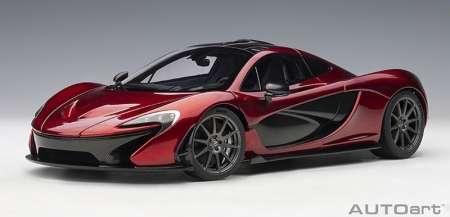 Produktbild AUTOart MCLAREN P1 2013 1:18 volcano red (composite model/full openings)