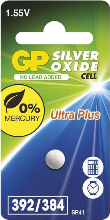 Produktbild GP Batteries Silver Oxide Cell 392 Einwegbatterie SR41 Siler-Oxid (S) (1 Stk., LR41, 42 mAh)