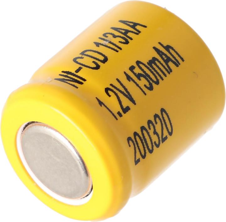 Immagine prodotto Sanyo Akku N-110AA Akku NiCd 1/3 AA Mignon ohne Lötfahne 150mAh (1 pz., AA, 150 mAh)