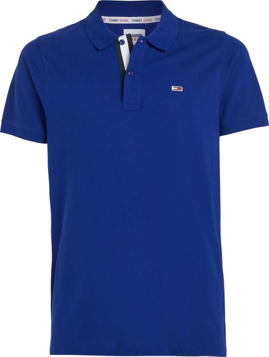 Tommy Hilfiger TJM Slim Placket Polo Heren - Blauw - Maat S (S)
