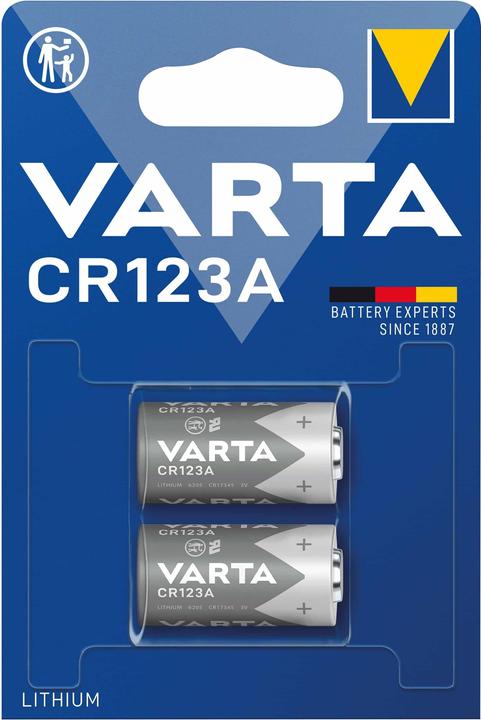 Varta Photo Lithium (2 pcs, CR123A, 1430 mAh)