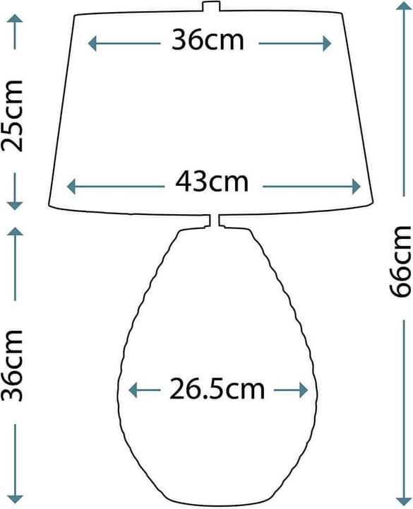 Image du produit Elstead Lighting Brunswick lampe de table E27 argent, Made in UK (E27)