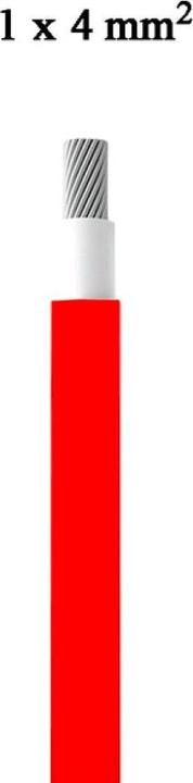 Actual product image V-TAC Photovoltaic cable red for solar panel 50 metres (Solar system mounting material)