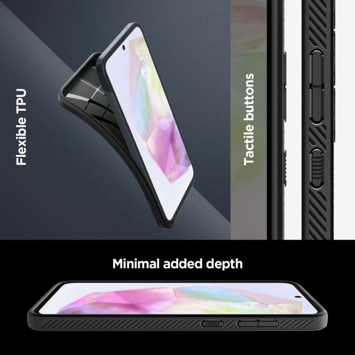 Produktbild Spigen Liquid Air Sam A35 5G czarny/matte black ACS07519 (Samsung Galaxy A35)