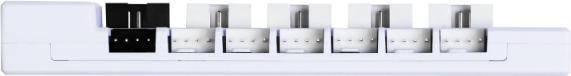 Produktbild Lian-Li EDGE HUB, 4x USB, 6x PWM - weiss (4 Lüfter)