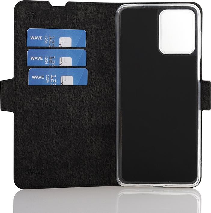 Produktbild Wave BookCase -suojakotelo, MagSafe-yhteensopiva, Motorola Moto G14, musta (Motorola Moto G14)