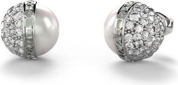 Produktbild Guess Charming steel earrings with Calypso zircons JUBE04458JWRHT/U