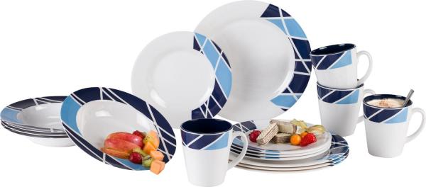 Image du produit Berger Set de vaisselle en mélamine Antislip 16 pièces