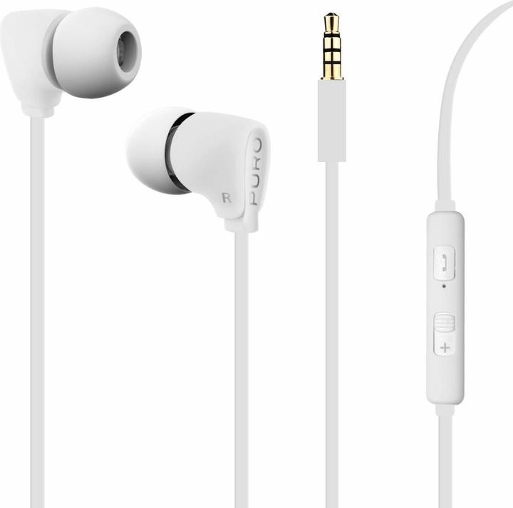 Image du produit Puro IPHF20 Kabling Hvid Øreproptelefo (Filaire)