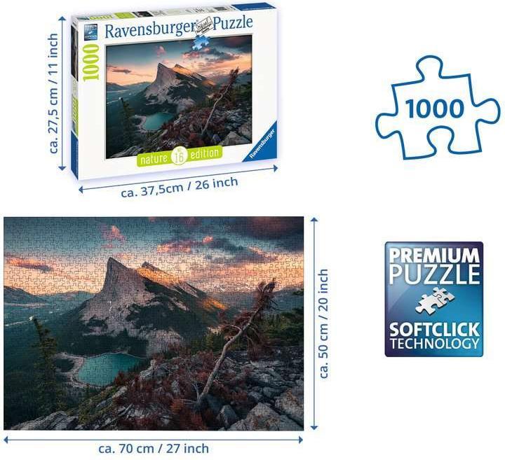 Immagine prodotto Ravensburger La sera sul Monte Roccioso (1000 pezzi)