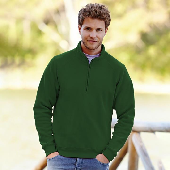 Image du produit Fruit of the Loom Sweat-shirt Premium 7030 avec fermeture éclair au col (S)