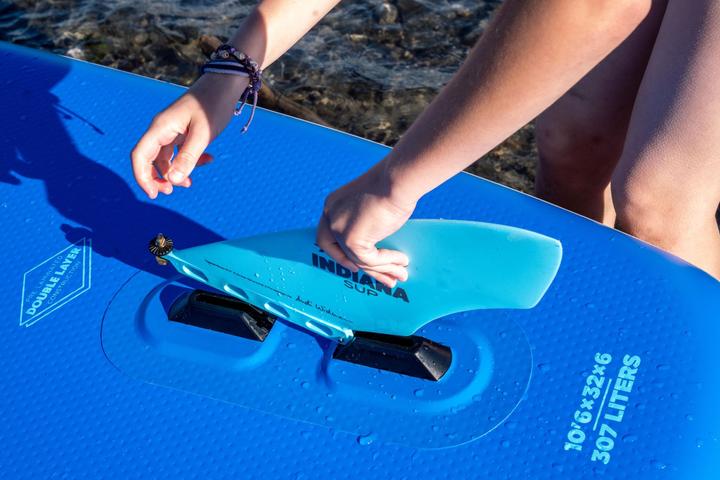 Actual product image Indiana 8.5" Hyperflow Fin blue
