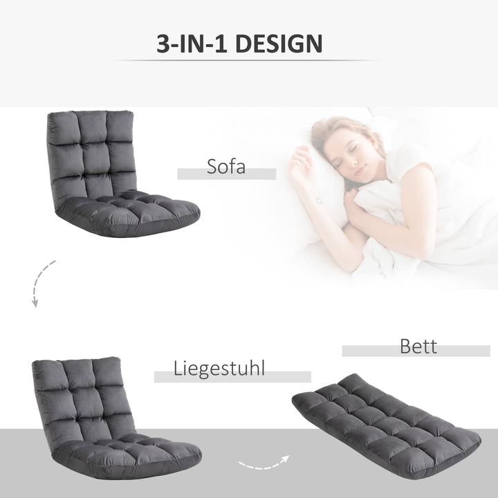 Immagine prodotto Homcom Sedia da terra 3 in 1