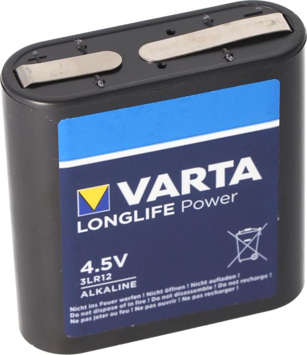 Produktbild Varta Longlife Power ehem. High Energy 4912 Flachbatterie 4,5V, MN1203, 3LR12, 3LR12P 10er Box (10 Stk., 3R12, 6100 mAh)