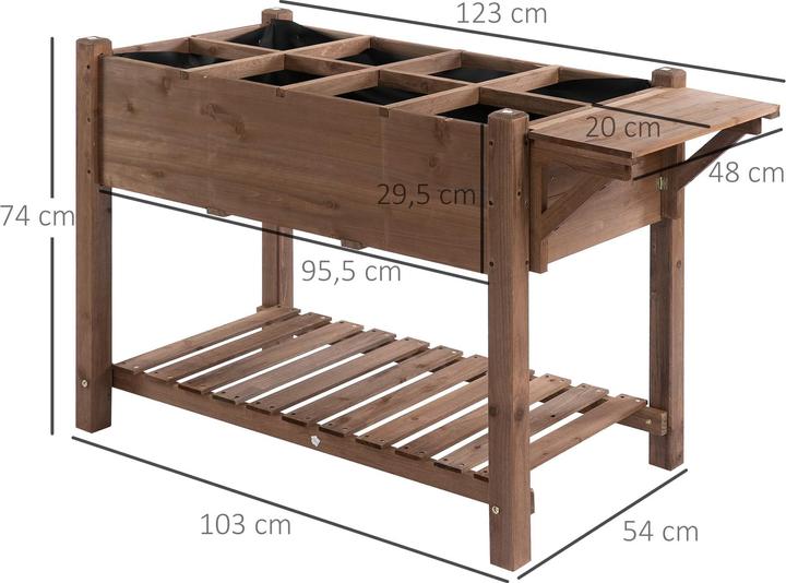 Image du produit Jamb Bac à plantes surélevé