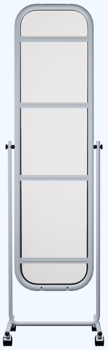 Produktbild CLP Standspiegel Medusa Eckig, weiss (48 x 166 cm)