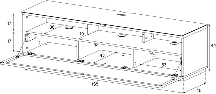 Actual product image Sonorous STA260P (165 x 45 x 44 cm)