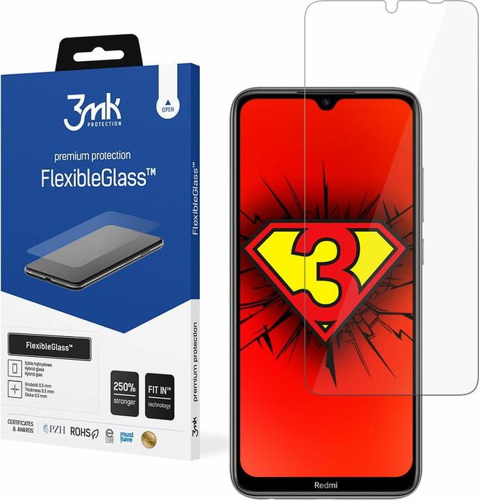 Immagine prodotto 3MK FlexibleGlass Xiaomi Redmi Note 8T Szkło Hybrydowe (1 Pezzo/i, Xiaomi Redmi Note 8T)