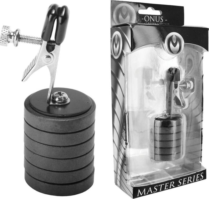 Image du produit Master Series Pince à tétons Onus avec poids magnétiques