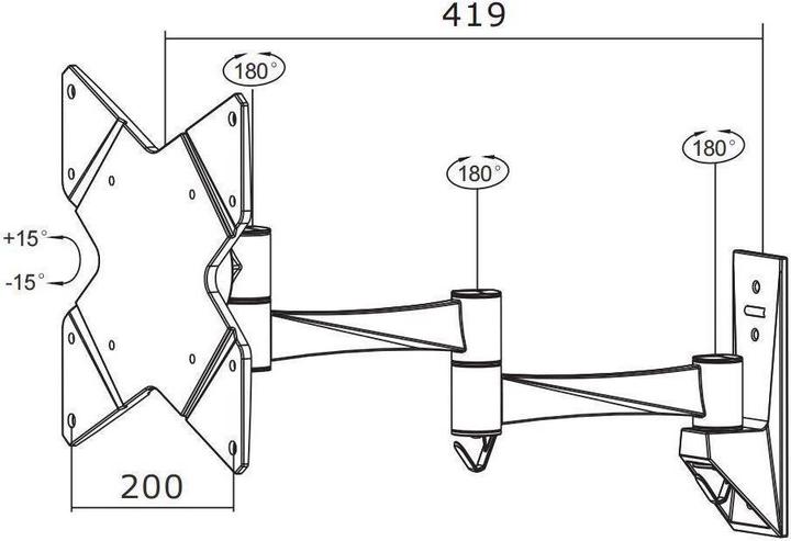 Actual product image Neomounts Fpma-W835 (Wall, 40")