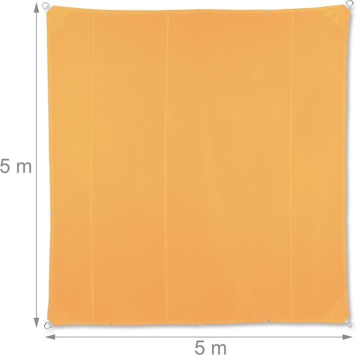 Produktbild Relaxdays Sonnensegel (500 x 500 x 0.5 cm)