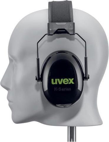 Immagine prodotto Uvex Safety Paraorecchie K10 nero, verde SNR 30 dB Taglia L, M, S (1 x)