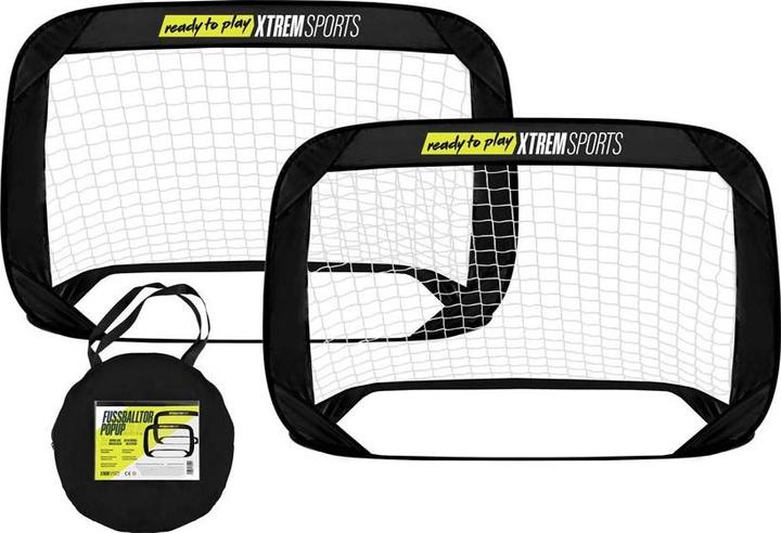Xtrem Toys & Sports Pop-Up-Fussballtor 2er-Set
