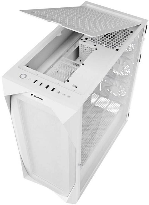 Immagine prodotto Sharkoon REV300 RGB Bianco (E-ATX, mATX, Mini-ITX, ATX)