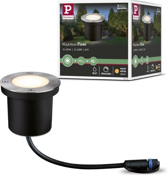 Immagine prodotto Paulmann Luce da incasso a pavimento Plug & Shine (450 lm, IP65)