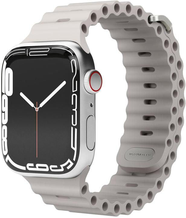 Actual product image Vonmählen Wave wristband 2 for Apple Watch 38 40 41 mm beige (Recycled silicone)