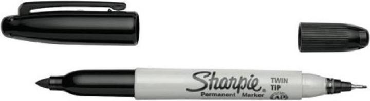 Actual product image Sharpie twin tip (Black, 1 mm, 1 x)