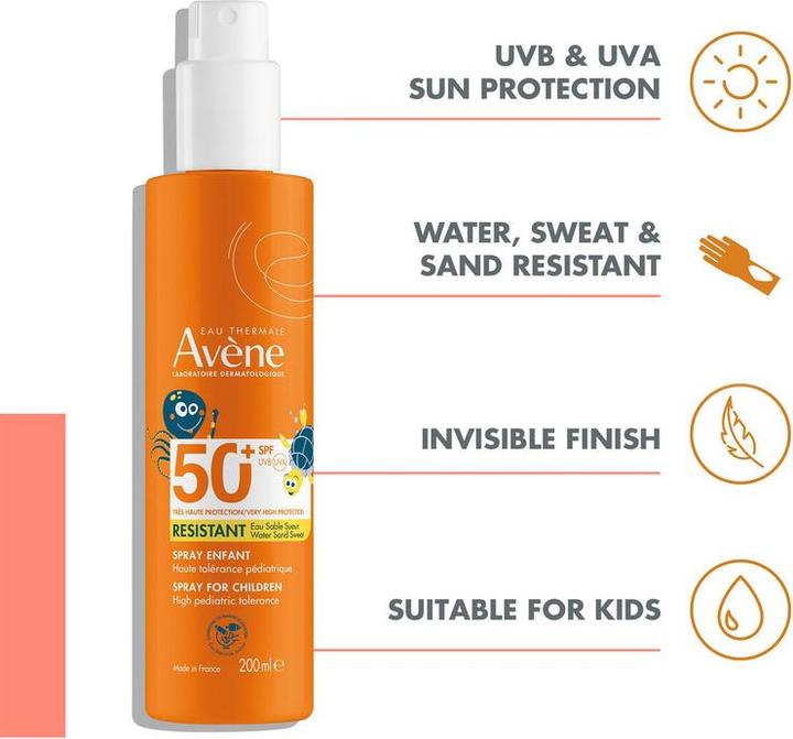 Produktbild Avène Kinder Sonnenspray (Sonnenmilch, SPF 50+, 200 ml)