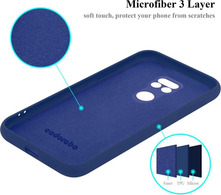 Actual product image Cadorabo Bumper Case for Motorola MOTO G9 PLAY TPU Liquid Silicone Cover for Motorola MOTO G9 PLAY (Motorola Moto G9 Play)