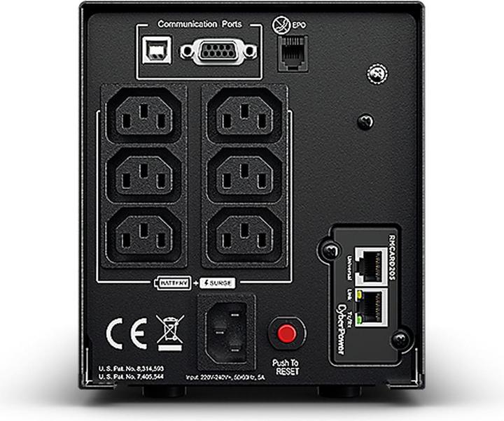 Actual product image Cyberpower UPS 750VA PR750ELCDN (750 VA, 675 W, Line-interactive UPS)