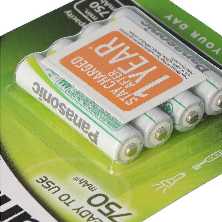 Produktbild Panasonic Rechargeable (4 Stk., AAA, 750 mAh)