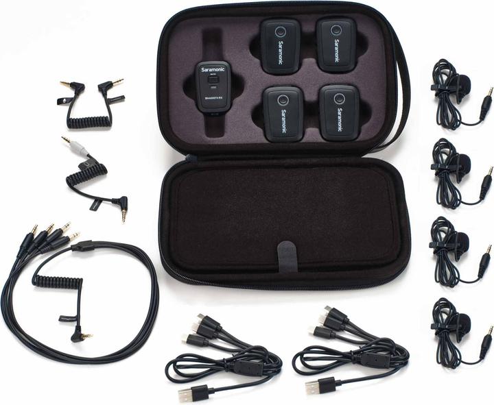 Actual product image Saramonic Blink500 T4 2.4GHz Wireless Microphone System
