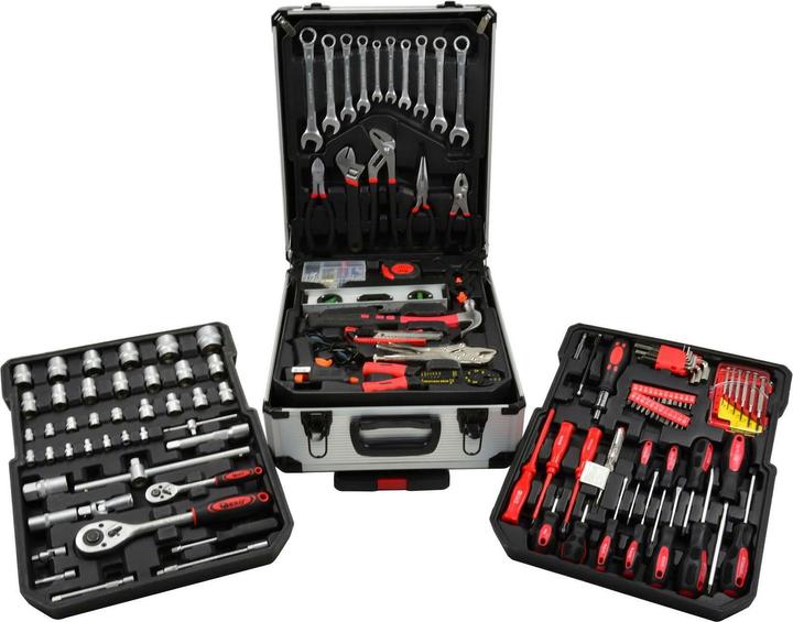 Produktbild GEKO Werkzeugkoffer 186 Teile, AL-Bau (186 Teile)