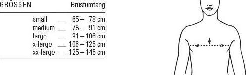 Produktbild Bort Medical elastischer Rippengurt XL Herren weiss (XL)