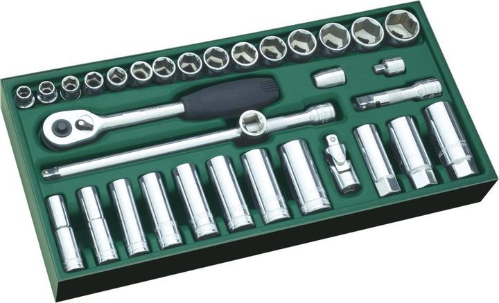 Actual product image SATA Tool assortment 3/8" hex ES insert 33 pcs.