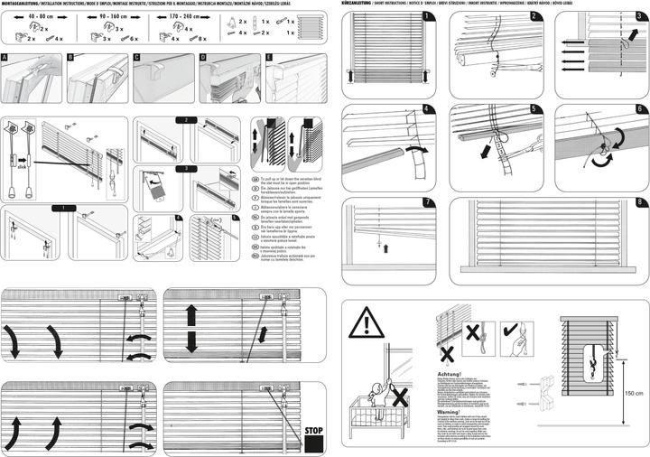 Actual product image Deco Company Aluminium blind (95 x 175 cm)