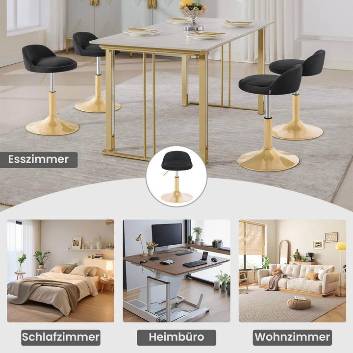 Image du produit Woltu Tabouret de maquillage réglable en hauteur